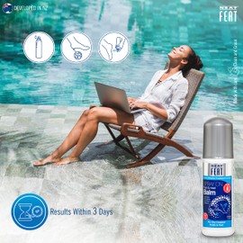 Neat Feat Foot & Heel Balm, Spray, Moisturising' & Heels, Non Greasy, 4.2 Fl Oz