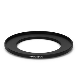 58 mm - 82 mm Filter Adapter Step-Up Adapter Filter Adapter Step Up 58-82