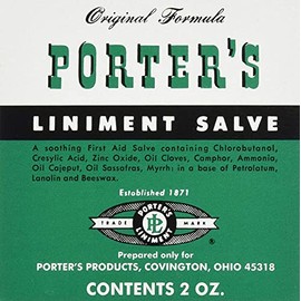 PACK OF 3 EACH PORTER'S LINIMENT SALVE 2OZ PT#89002100201