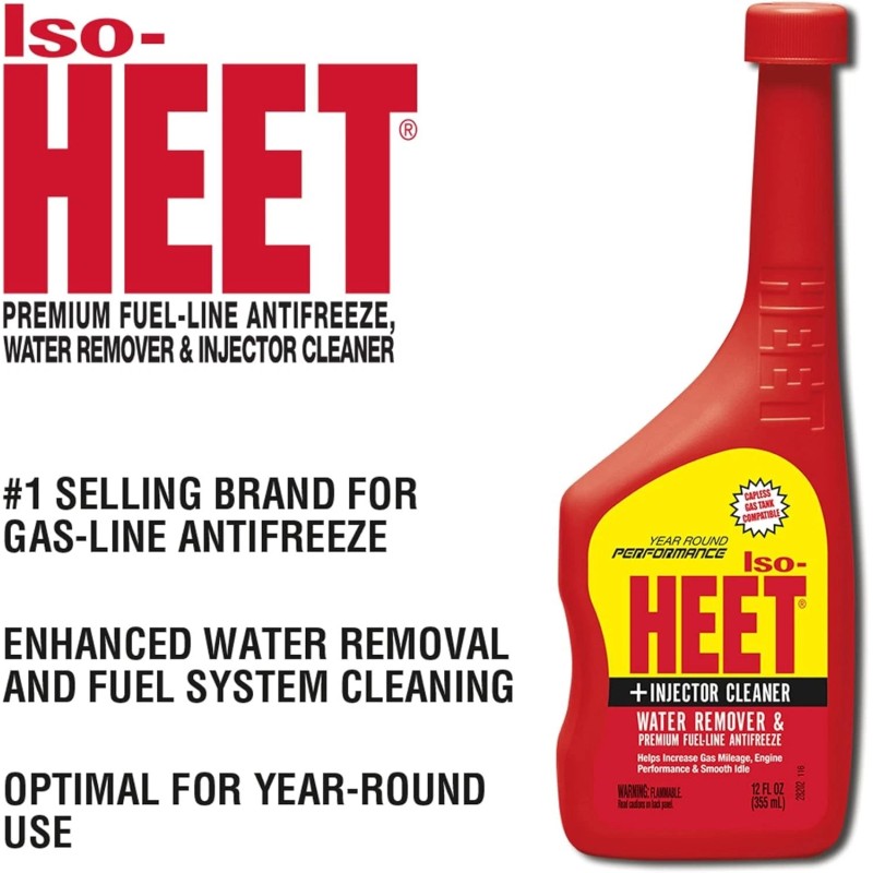 Heet NEW Heet Iso-HEET Water Remover Premium Fuel Line Antifreeze