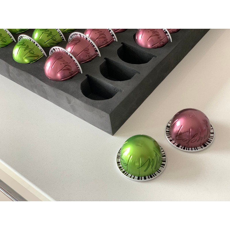 Coffee Pod Storage Tray, Organizer Compatible with Nespresso Vertuoline For