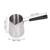 Turkish Coffee Pot 600ml Stainless Steel Glossy Surface High Temperature