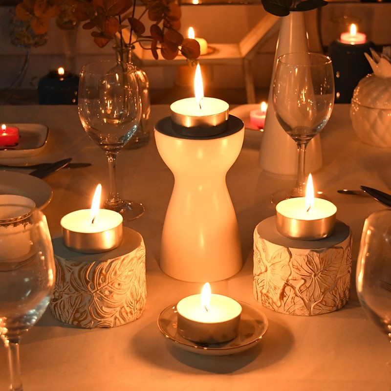 Mega Oversized Ivory Tealights (12pc/Box)