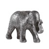 Hebdids Silver Elephant Statue - Modern Home Decor, Resin Sculpture