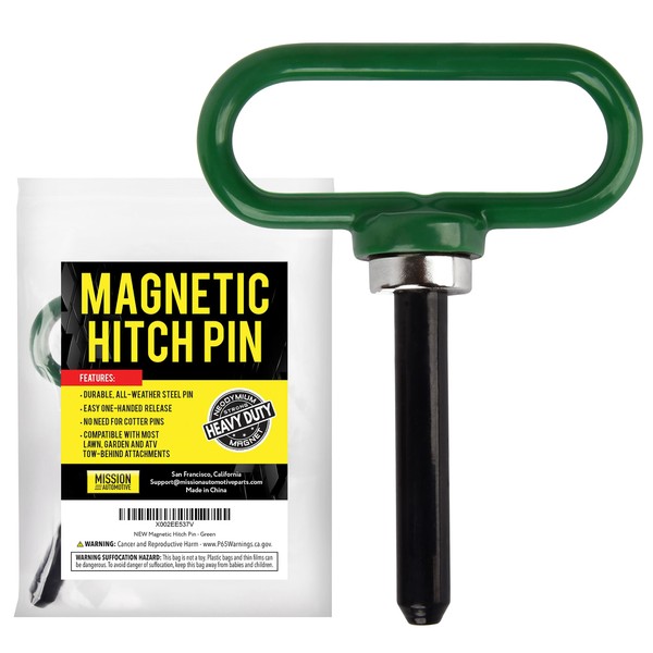 Magnetic Hitch Pin - Lawn Mower Trailer Hitch Pins -