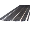 4pcs 6.0mm Square Carbon Fiber Rods 6.0x6.0x420mm,Solid Carbon Tube(pultrusion) 6.0mm