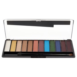 Rimmel Magnif'eyes 12 Pan Eyeshadow Palette, Bold Edition, 14 g, Powder