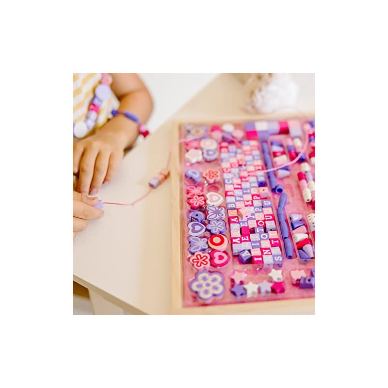 Melissa & Doug Deluxe Collection Wooden Bead Set With 340+