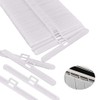 DACUAN 30 Pack Vertical Blind Clips Top Hangers to Fit