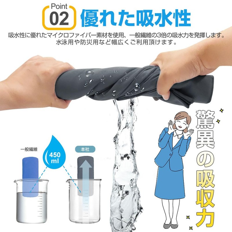 Bath Towel, Quick Dry Bath Towel, 59.8 x 29.9 inches