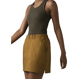 prAna Women's Standard Double Peak Skort, Antique Bronze, 6