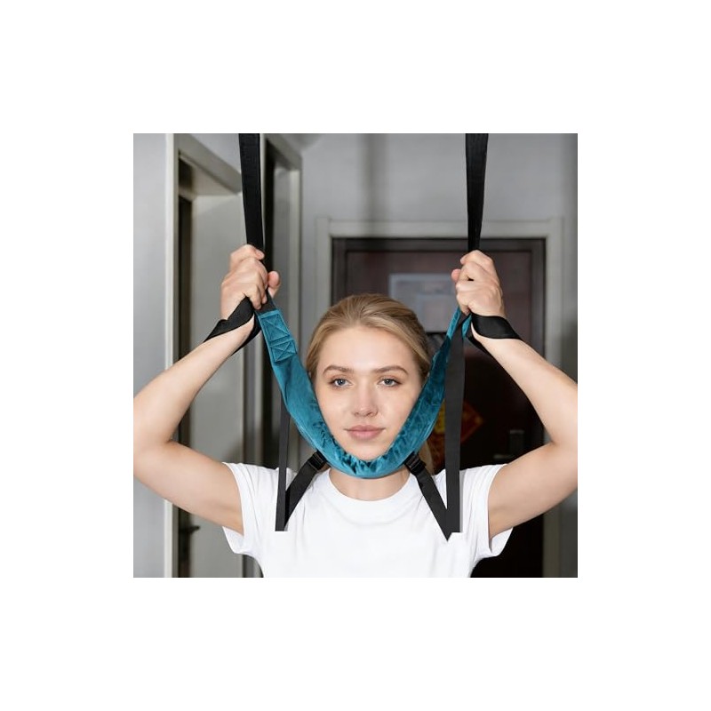 Head Neck Massager Neck Traction Device Neck Support Strap Correction