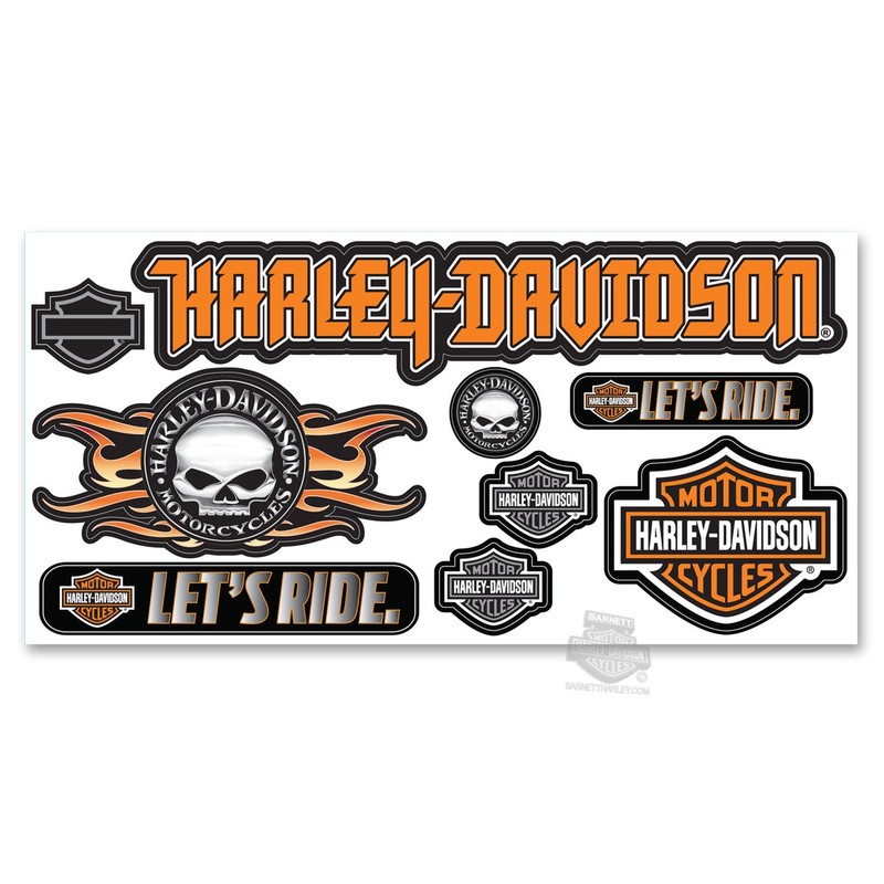 Chroma Graphics Harley-Davidson Multi Decal Kit