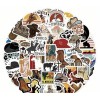 Unbranded 10 Random Cowboy Themed Stickers