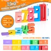 20Pcs Wooden Number Building Blocks,1-10 Montessori Number Digital Block,Counting Number