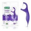 Aplicador De Hilo Dental Gum Flossers Ultra Menta 90 Piezas