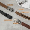 Dante Men's Real Leather Ratchet Dress Belt with Automatic Buckle,Elegant