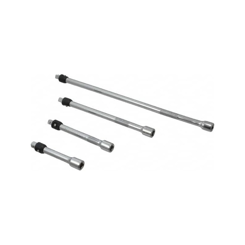 Paramount 4-Piece Set 1/4" Drive Locking Socket Extensions: 3", 4",