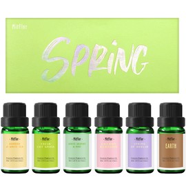 Spring Fragrance Oils Set- MitFlor Premium Essential Oils for Diffusers for Home, 6x10ml, Fragrance Oils for Candle Making, Soap, Perfume and More, Ideal Fragrance Gift-Spring Collection