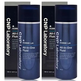 HommeLab 옴므랩 올인원 플루이드 120ml X 2개 Ommerlab All-in-One Fluid 120ml x 2