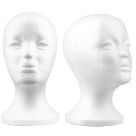 1 piece stand for women made of polystyrene hat wig helmet