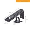 Yale - Y135B/120/BK- 120 mm Stahl Hasp - sichere Tore