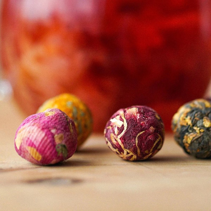 Better Tea Co. Blooming Tea - Tea Ball Tube 6pk