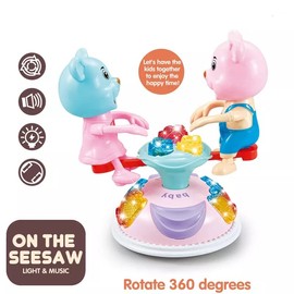 Flex Electronic Seesaw Toy, Moving seesaw With Lights And Music, Gift For 3 4 5 6 7 Girl Boy, Xmas/Birthday Gift