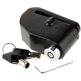 LIPOVOLT® Loud Alarm Touch Anti Theft Motorcycle Scooter Security Wheel Disc Brake Lock