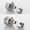 Brass Water Filter Adapter for Faucet Thread Tube Adapter for