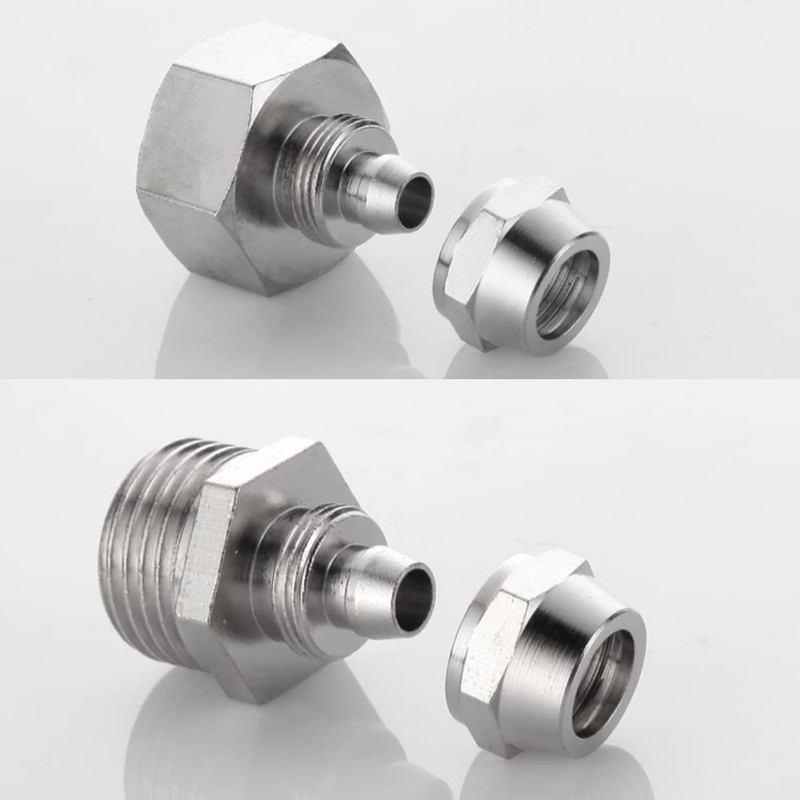 Brass Water Filter Adapter for Faucet Thread Tube Adapter for