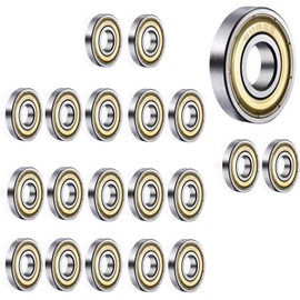 LeTradeJP Bearings MR608ZZ DDL-608ZZ Miniature Bearings Ball Bearings Inner Diameter 0.3 x Outer Diameter 0.9 x Width 0.3 inches (8 mm) x Outer Diameter 0.9 inches (22 mm) x Width 0.3 inches (7 mm)