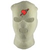 Gravity Threads Heart Stab 3-Hole Ski Mask - White