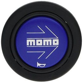 Momo (Peaches) Horn Buttons [Arrow Blue] Arrow Matt Blue (No Center Ring) HB – 20 