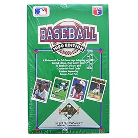 1990 Upper Deck Baseball Cards Box of 36 Foil Packs