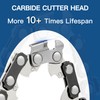 ZENTOP 24" Carbide Chainsaw Chain, 3/8" Pitch .050" Gauge 84DL,
