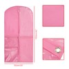 5 Pcs Costume Dance Garment Bag with 3 Clear Zipper