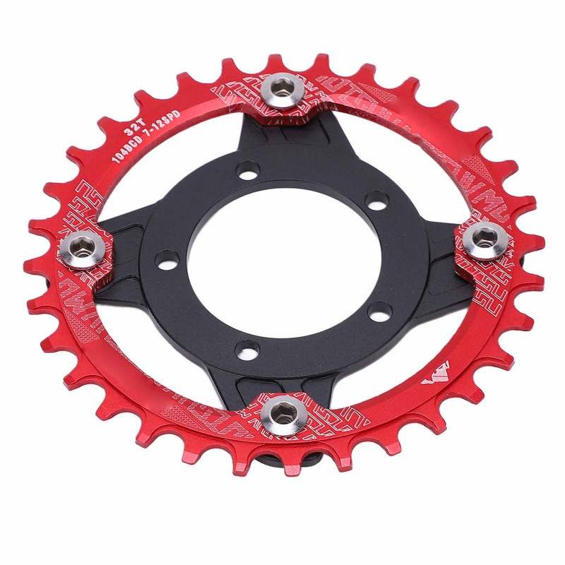 104 BCD 32T Chainring 104BCD Sprocket Adapter 32T Positive Negative
