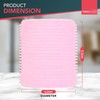4pk Pink Hair Rollers for Hair Volume, Velcro Rollers for