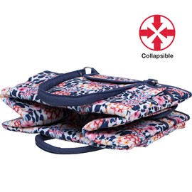 SINGER Collapsible Deluxe Store & Tote Caddy-Tropical Animal Print