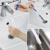 4 Pieces Pipe Unclogger, Double-Ended Stainless Steel Pipe Brush, Sink