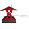 JCs Wildlife Red and Gray Large Fly Thru Bird Feeder