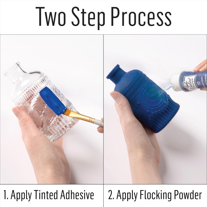 FolkArt, Pink Velvet Crush 2 Part Flocking Kit