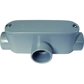 Cantex 5133564 Conduit Outlet Body, PVC, T