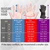 devembr Snowboarding Gloves with Wrist Guards, Ski Gloves Touchscreen, Black,