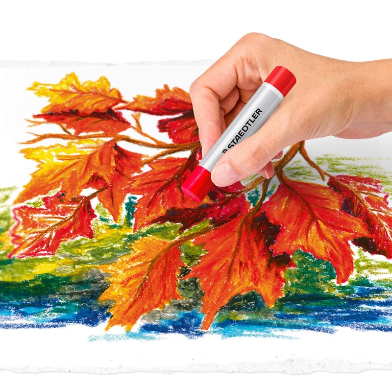 Staedtler Karat Studio Quality Oil Pastels Set of 24 Color-Intensive