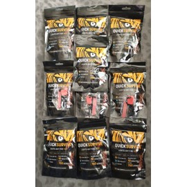 QuickSurvive *Mega Lot!* Quick Survive Fire Starter Pouches Waterproof Proprietary Formula ++