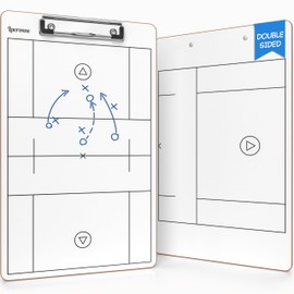 Scribbledo Lacrosse Dry Erase Board for Coaches 15x9 Inch Lacrosse Whiteboard Coaching Supplies Clipboard Lacrosse Accessories Making it The Perfect Coach Gifts