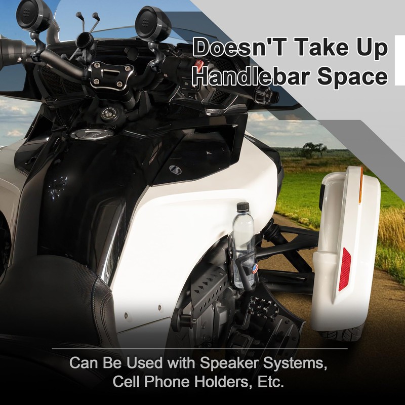 Adjustable Drink Cup Holder Bracket for Can-Am Spyder F3/F3-S/F3-L/F3-T 2015-2025