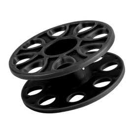 Tbest Finger Coil Diving Spool Diving Finger Reel Diving Spool, Lightweight Diving Spool, Plastic Diving Compact Finger Spool Reel Diver Underwater Accessories (Black)